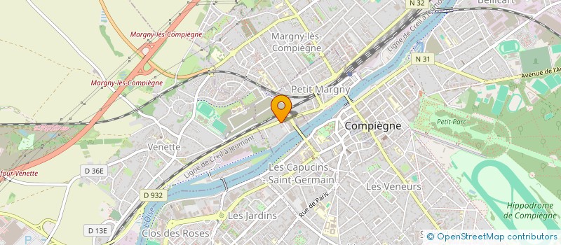 localisation de l'entreprise CHARPOISE à MARGNY-LES-COMPIEGNE