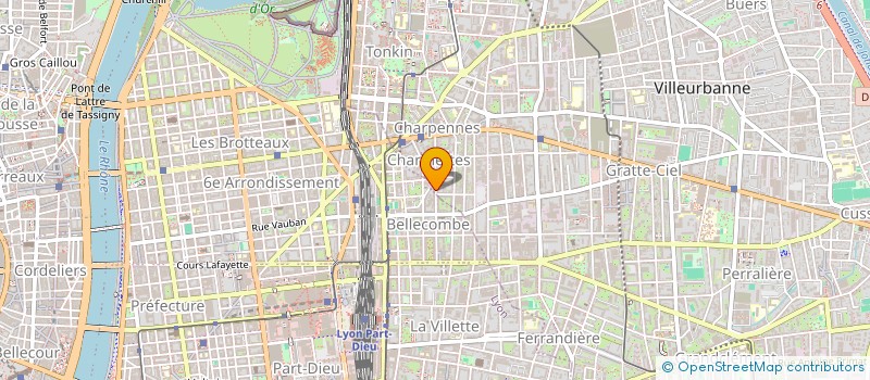 localisation de l'entreprise CHARPY  VILLEURBANNE