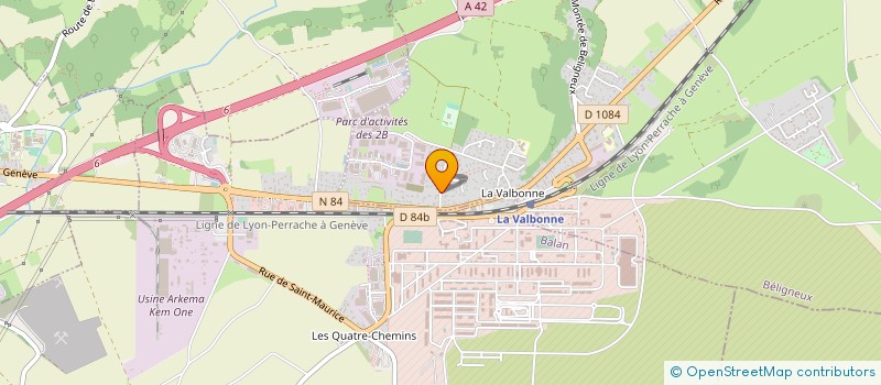 localisation de l'entreprise CHARPY EXPERTISE IMMOBILIERE à BELIGNEUX