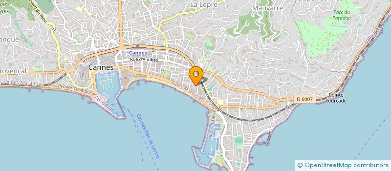 localisation de l'entreprise CHARQ DISTRIBUTION à CANNES