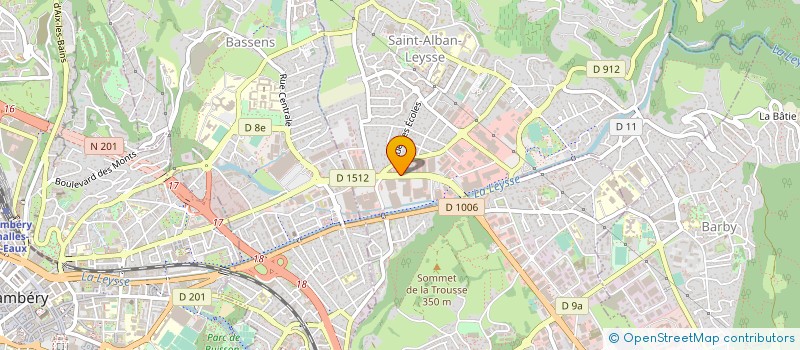 localisation de l'entreprise CHARQUET ET CIE à SAINT-ALBAN-LEYSSE
