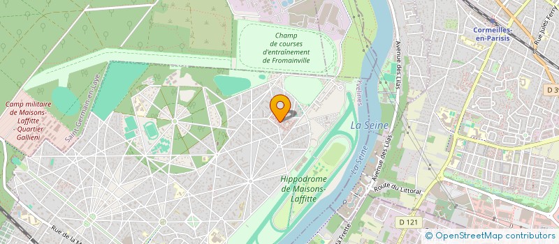 localisation de l'entreprise CHARRA FRANCE SECURITE  MAISONS-LAFFITTE