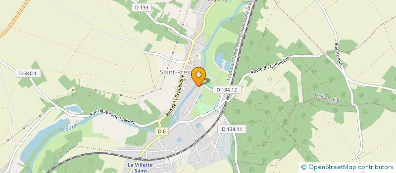 localisation de l'entreprise CHARRE-MAXIN à SAINT-PREST