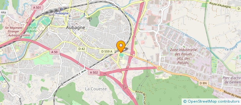 localisation de l'entreprise CHARREL CAFE à AUBAGNE