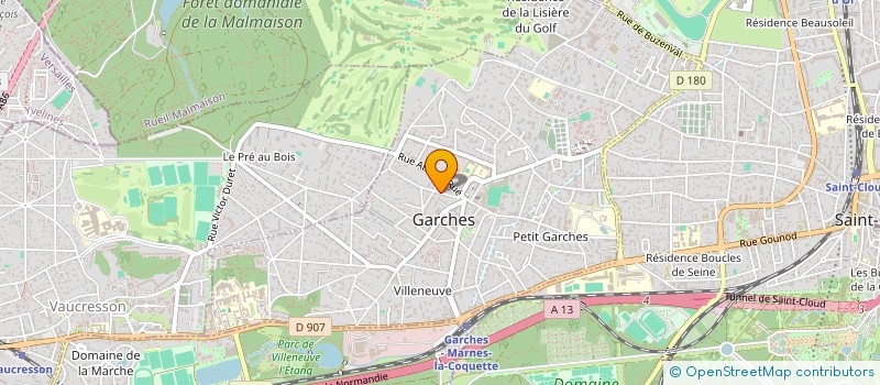 localisation de l'entreprise CHARREN à GARCHES