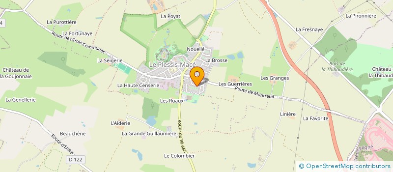 localisation de l'entreprise CHARRET IMMO  LONGUENEE-EN-ANJOU
