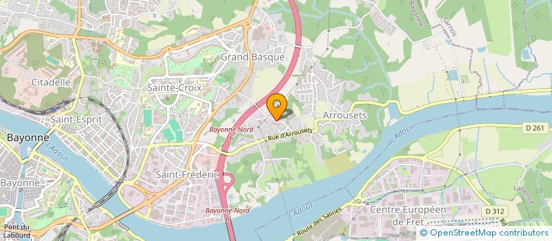 localisation de l'entreprise CHARRETON ET COMPAGNIE à BAYONNE