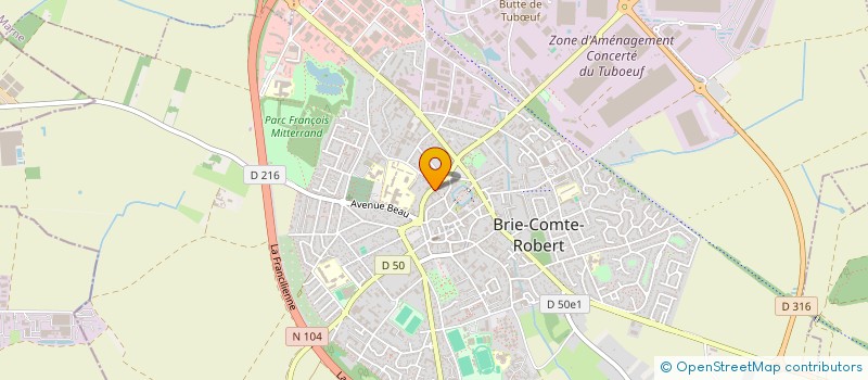 localisation de l'entreprise CHARRETON - VANNIER  BRIE-COMTE-ROBERT