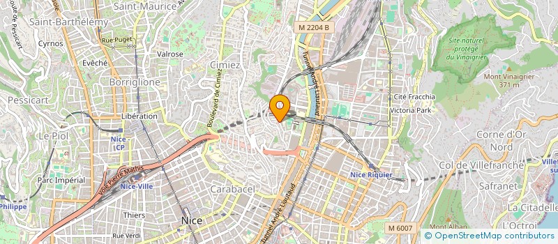 localisation de l'entreprise CHARRETTE à NICE