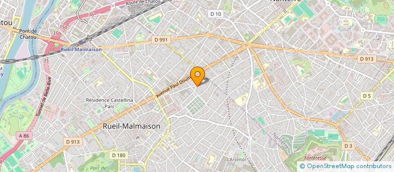 localisation de l'entreprise CHARRETTE FAMILY à RUEIL-MALMAISON