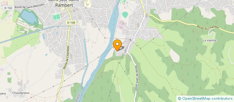 localisation de l'entreprise CHARREYRON à SAINT-JUST-SAINT-RAMBERT