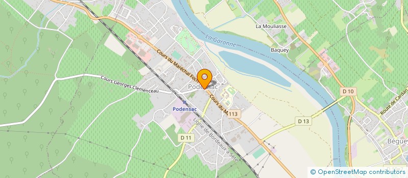 localisation de l'entreprise CHARRIAUT ET CIE  PODENSAC