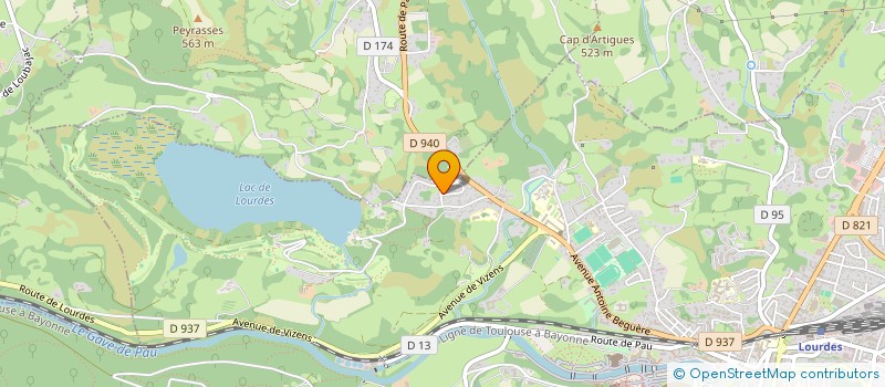 localisation de l'entreprise CHARRIER  LOURDES