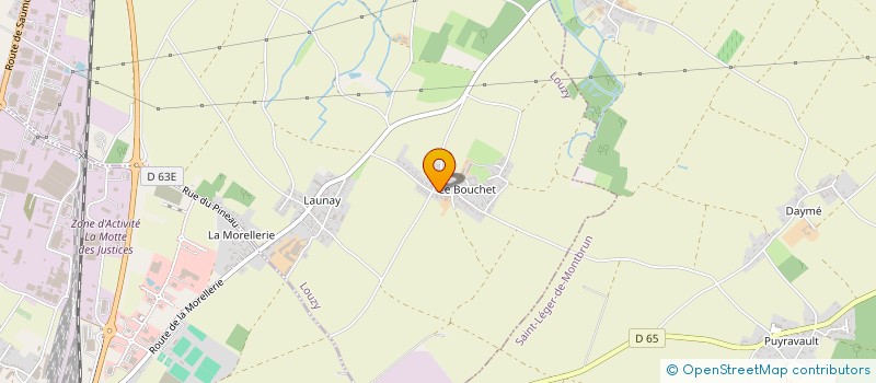 localisation de l'entreprise CHARRIER BEAUSOLEIL  LOUZY