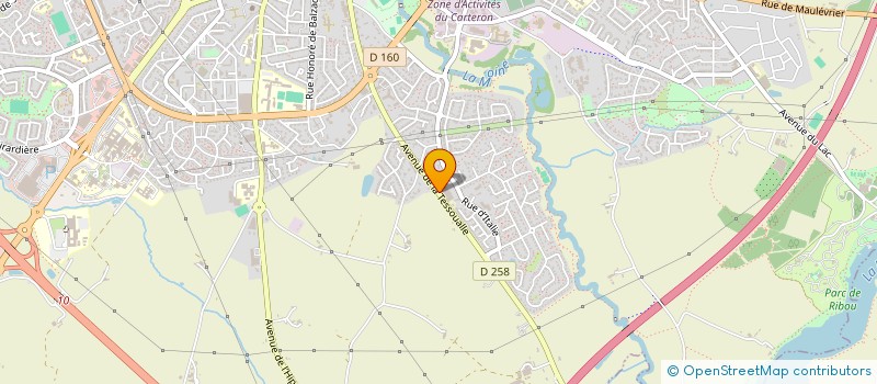 localisation de l'entreprise CHARRIER ELECTROMENAGER à CHOLET