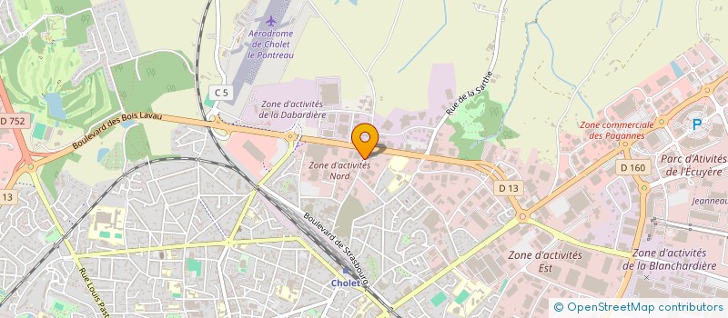 localisation de l'entreprise CHARRIER LOCATION à CHOLET