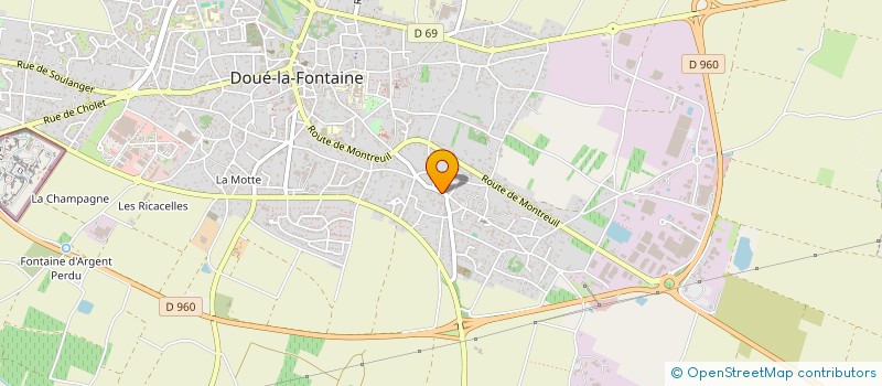 localisation de l'entreprise CHARRIER-MASSOTEAU à DOUE-EN-ANJOU