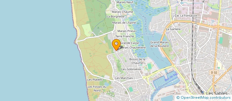 localisation de l'entreprise CHARRIER-PERE à LES SABLES D'OLONNE