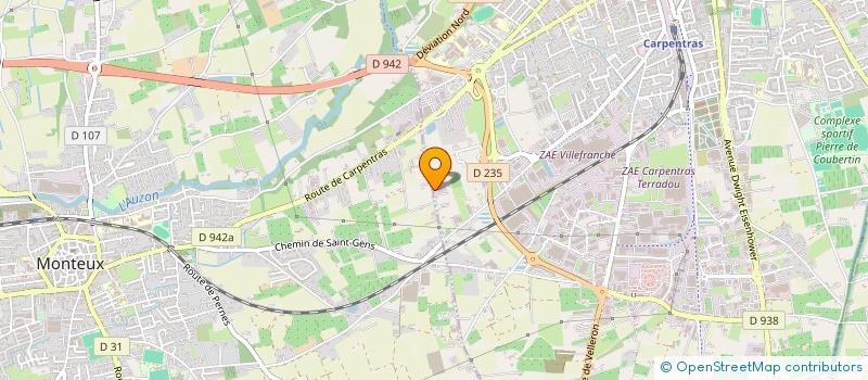 localisation de l'entreprise CHARRIERE NP  CARPENTRAS