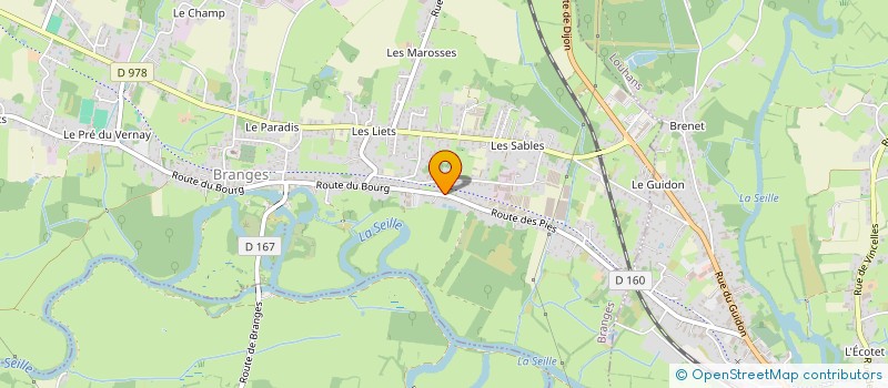 localisation de l'entreprise CHARRIERE ROMAIN à BRANGES