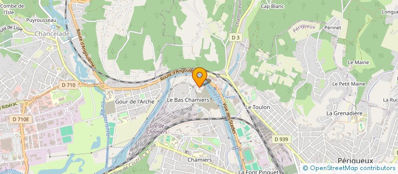 localisation de l'entreprise CHARRIERE SOLUTION  COULOUNIEIX-CHAMIERS