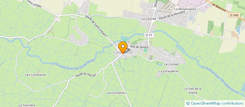 localisation de l'entreprise CHARRIERVAL à SALLERTAINE