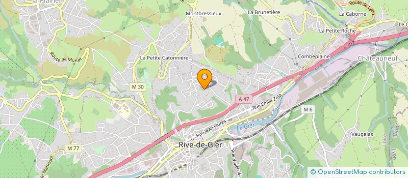 localisation de l'entreprise CHARROIN  RIVE-DE-GIER