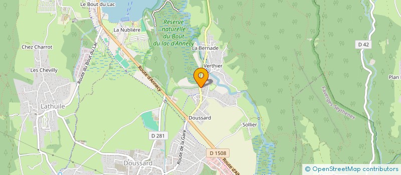 localisation de l'entreprise CHARRON  DOUSSARD