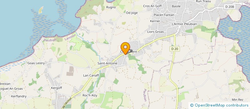 localisation de l'entreprise CHARRON CABIOCH  PLEUBIAN