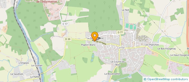 localisation de l'entreprise CHARRON & CO  LAILLE