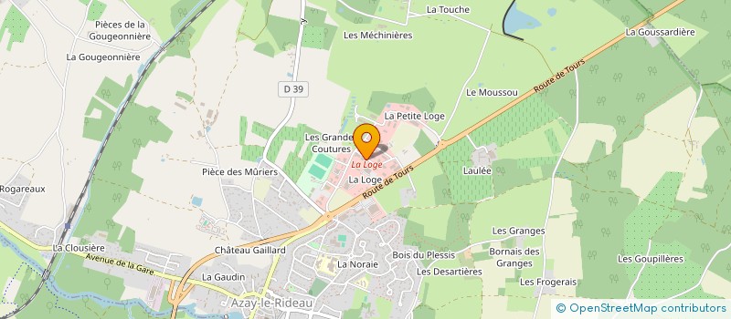 localisation de l'entreprise CHARRON HOLDING  AZAY-LE-RIDEAU