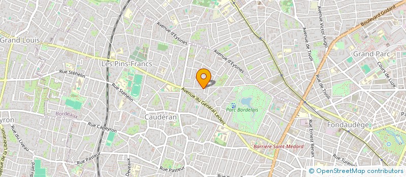 localisation de l'entreprise CHARRON III  BORDEAUX