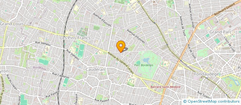 localisation de l'entreprise CHARRON IMMOPRO à BORDEAUX