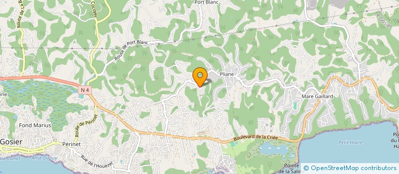 localisation de l'entreprise CHARROUX  LE GOSIER