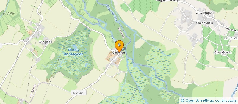 localisation de l'entreprise CHARROUX  BERNEUIL