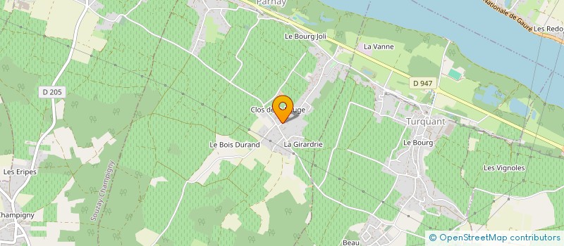 localisation de l'entreprise CHARRUAU  PARNAY