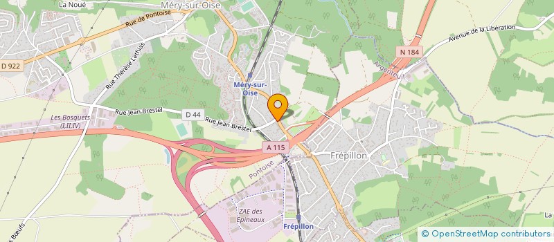 localisation de l'entreprise CHARS à MERY-SUR-OISE