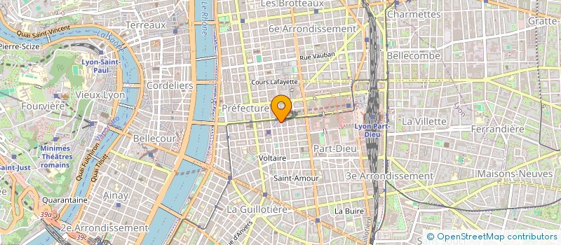 localisation de l'entreprise CHARSELINE  LYON