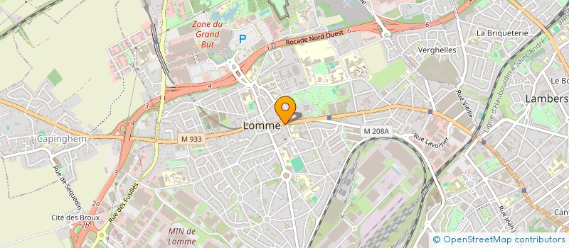 localisation de l'entreprise CHARTAUX NEUROPSY  LILLE