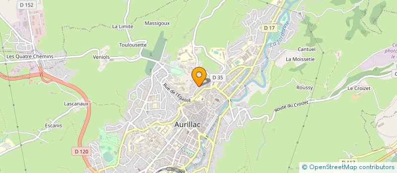 localisation de l'entreprise CHARTE INTERCOMM DU BASSIN D AURILLAC à AURILLAC