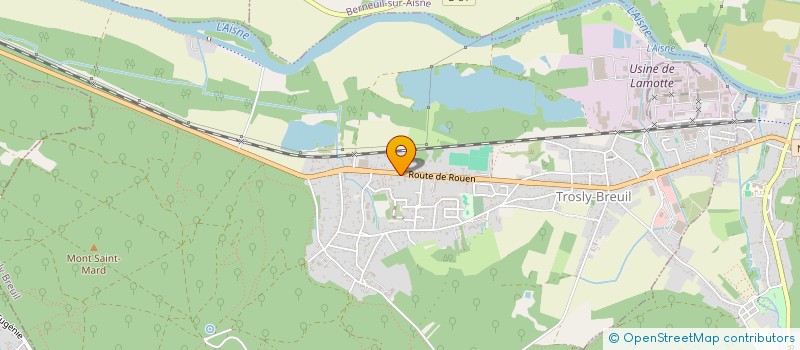 localisation de l'entreprise CHARTER CAR VOYAGES GALLOT  TROSLY-BREUIL