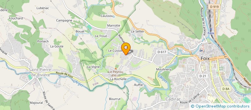 localisation de l'entreprise CHARTER DIFFUSION à FOIX