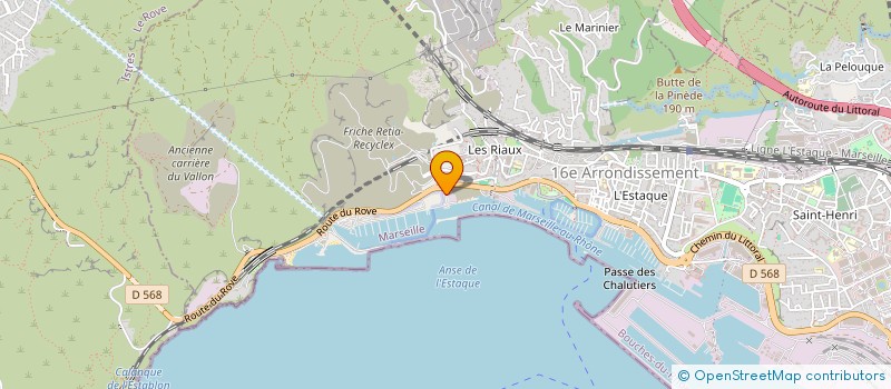 localisation de l'entreprise CHARTERING IN WEST INDIES à MARSEILLE 16EME