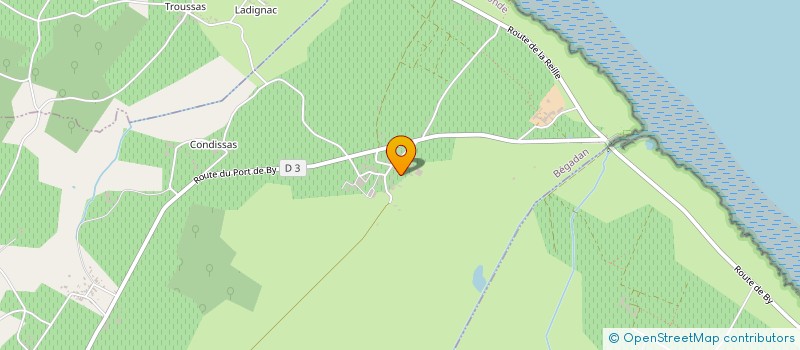 localisation de l'entreprise CHARTEUSE DE BY  BEGADAN