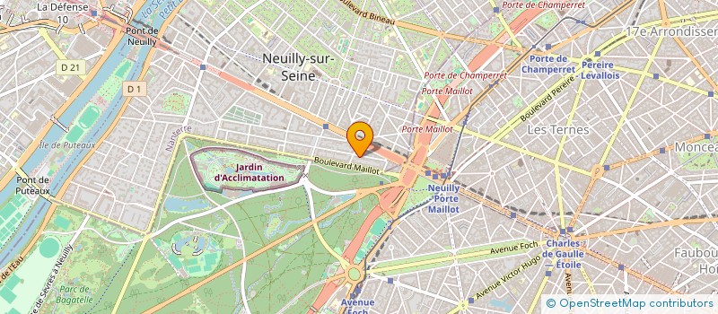 localisation de l'entreprise CHARTHEO à NEUILLY-SUR-SEINE