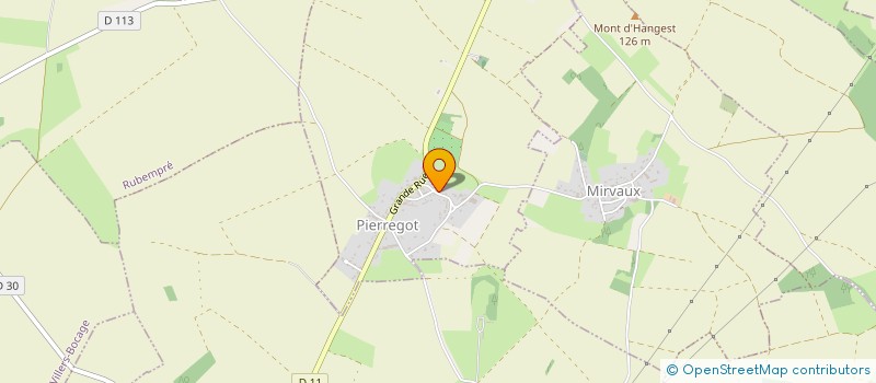 localisation de l'entreprise CHARTHO  PIERREGOT