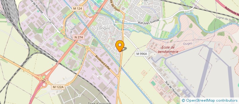 localisation de l'entreprise CHARTHUS à LONGVIC