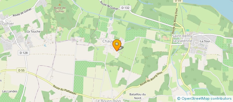 localisation de l'entreprise CHARTIER GENDRY à BRISSAC LOIRE AUBANCE