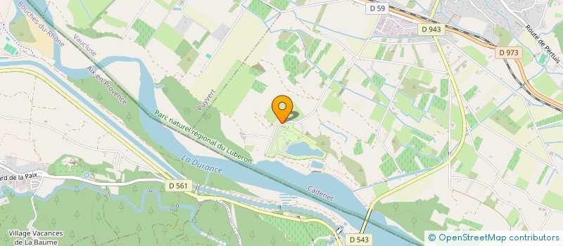 localisation de l'entreprise CHARTIER INDIVISION  CADENET