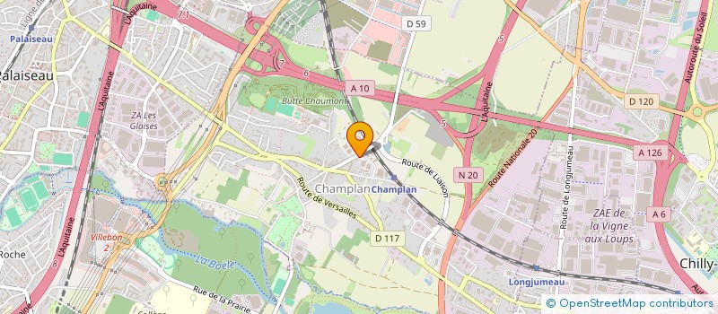 localisation de l'entreprise CHARTIER LA BONDE  CHAMPLAN